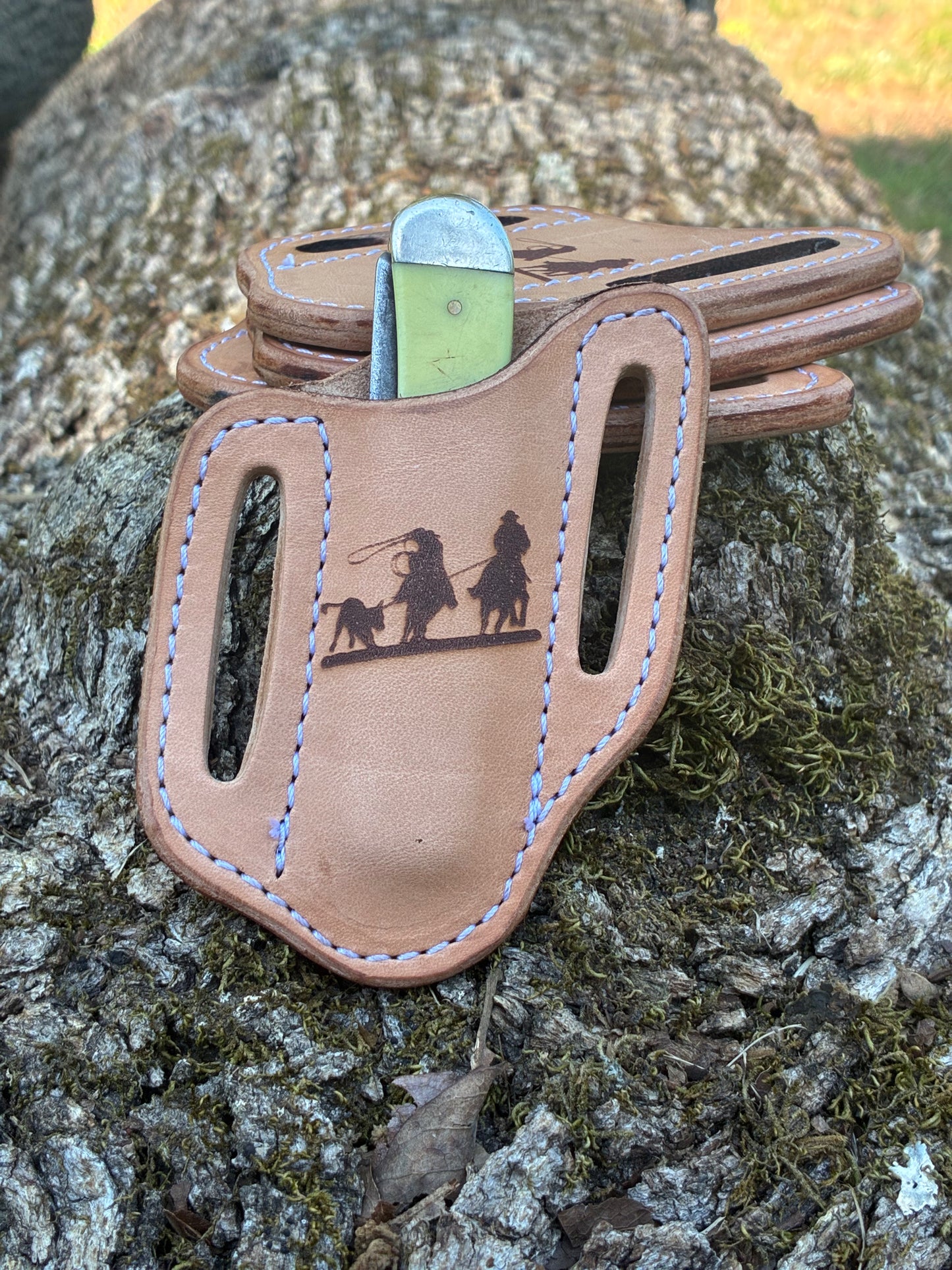 Case trapper knife sheath (team roper)