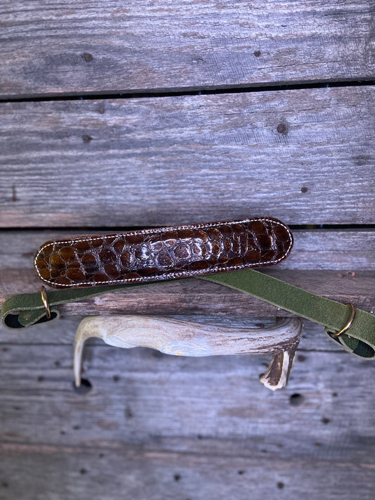 Alligator print turkey tote collection