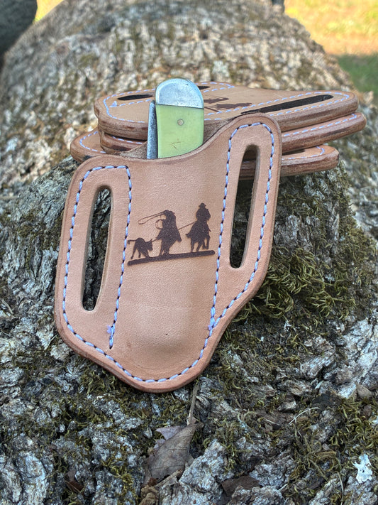 Case trapper knife sheath (team roper)