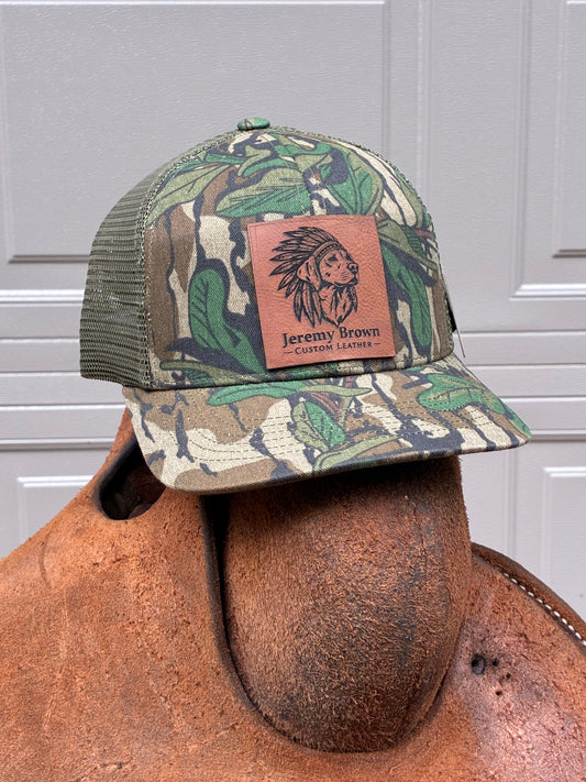 Mossy oak greenleaf cap